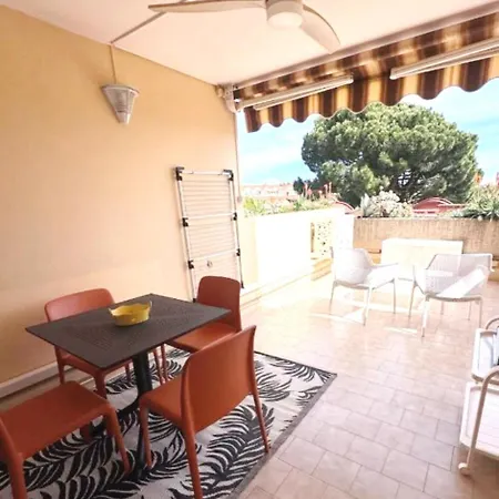 Parc Velusine - T2 Lumineux, 4 Couchages, Clim, Terrasse, Parking, 2 Piscines&tennis Antibes
